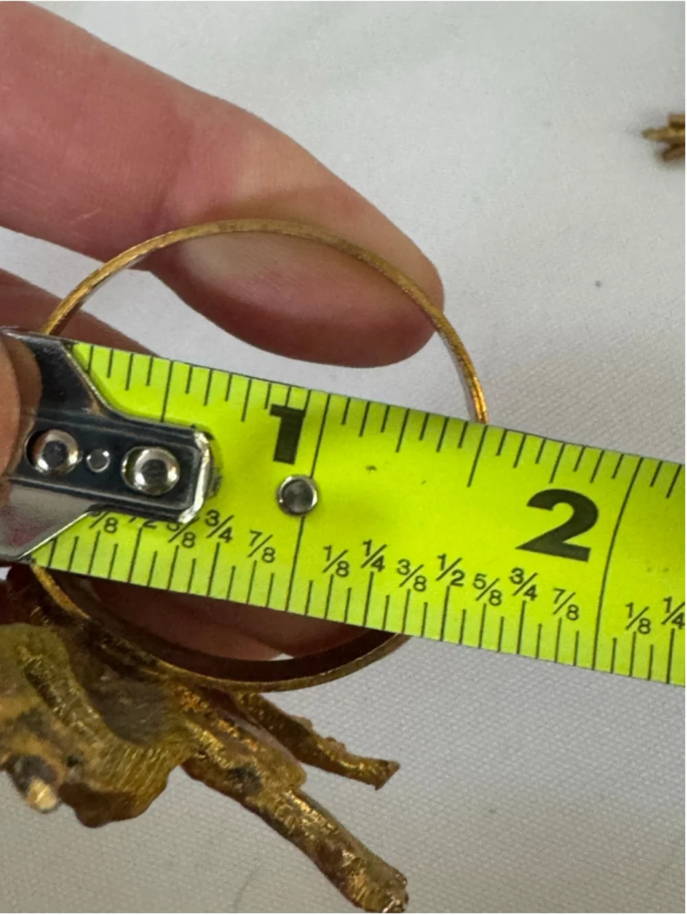 Gold Frog Napkin Rings Set of 8 Large Figural Frogs Table Decor